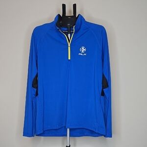 RLX Blue Long Sleeve Quarter Zip